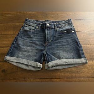 Lucky Brand denim jean shorts with cuff 6